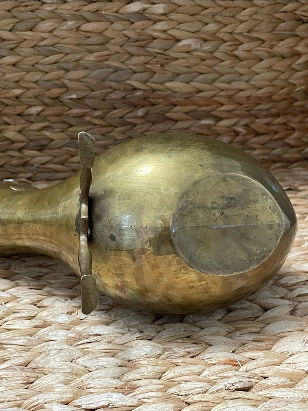 Vintage Brass Fish‎ Vase Tail MCM Mid-Century